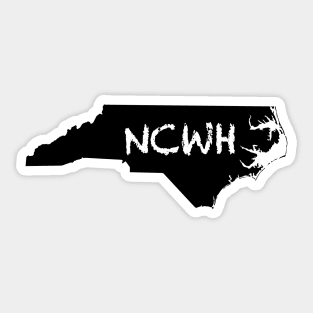 NCWH black logo Sticker